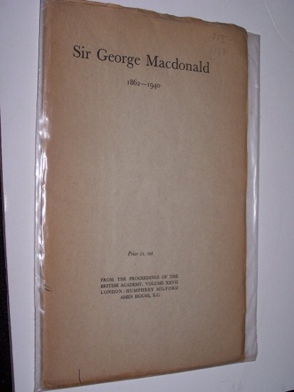 Image for SIR GEORGE MACDONALD