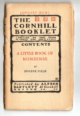 Image for A LITTLE BOOK OF NONSENSE