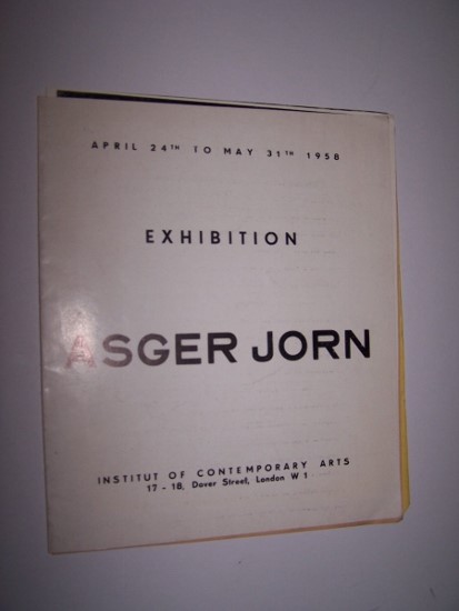 Image for Exhibition Asger Jorn April 24th to May 31st, 1958