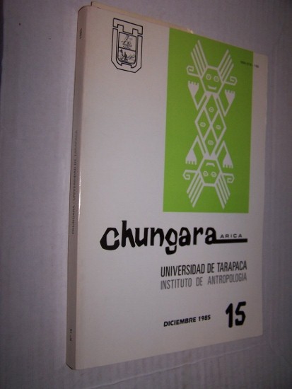 Image for San Lorenzo: Testimonio de una Comunidad de Agricultores y Pescadores Postiwanaku en el Valle de Azapa in CHUNGARA ARICA - The Universidad de Tarapaca, Instituto de Antropologia, Diciembre, 1985, No. 15