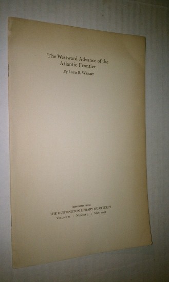 Image for Westward Advance of the Atlantic Frontier