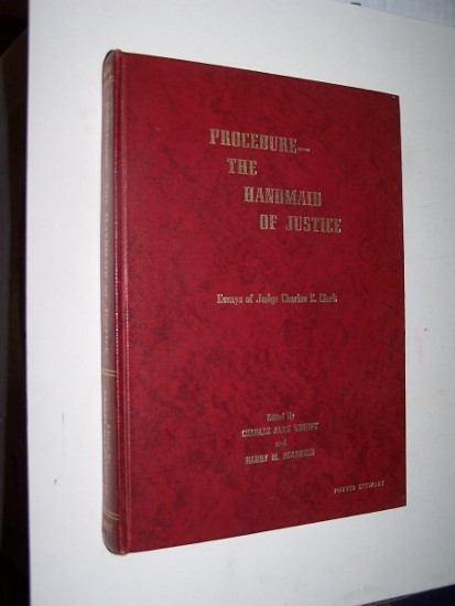 Procedure The Handmaid Of Justice Essays Of Judge Charles E Clark Image For Procedure The Handmaid Of Justice Essays Of Judge Charles E High School Reflective Essay Examples also Apa Format Sample Essay Paper Example Of English Essay