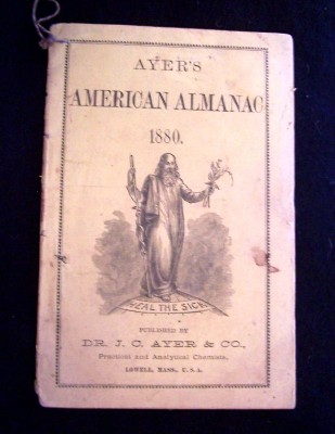 AYER'S AMERICAN ALMANAC 1880 Image for AYER'S AMERICAN ALMANAC 1880