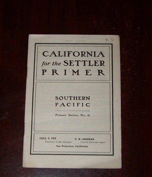 Image for CALIFORNIA FOR THE SETTLER PRIMER