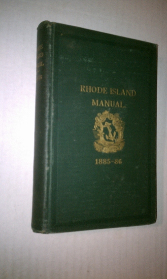 Image for Manual with Rules and Orders for the Use of the General Assembly of the State of Rhode Island, 1885-86