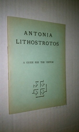 Image for ANTONIA LITHOSTROTOS - A GUIDE FOR THE VISITOR