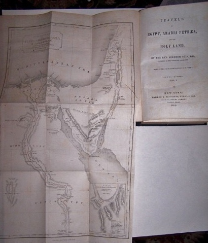Image for TRAVELS IN EGYPT, ARABIA PETREA, AND THE HOLY LAND w/ folding map Volume 1