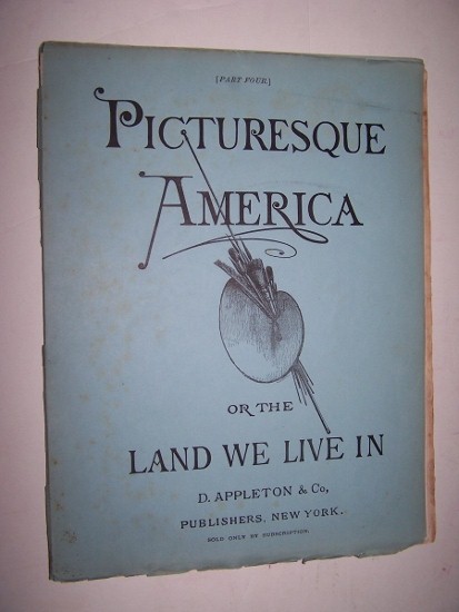 Image for PICTURESQUE AMERICA, OR THE LAND WE LIVE IN - Part 4 with Steel Engraving of Delaware Water Gap by Hinshelwood after Granville Perkins