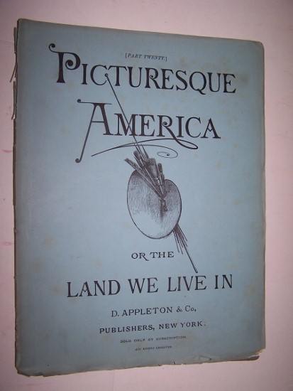 Image for PICTURESQUE AMERICA, OR THE LAND WE LIVE IN - Part 20 with Steel Engraving of Mouth of the Moodna on the Hudson