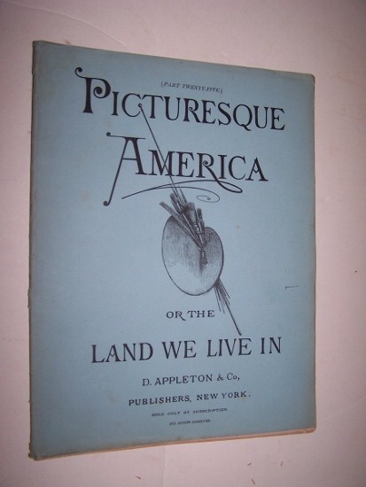 Image for PICTURESQUE AMERICA, OR THE LAND WE LIVE IN - Part 25 with Steel Engraving of Philadelphia from Belmont