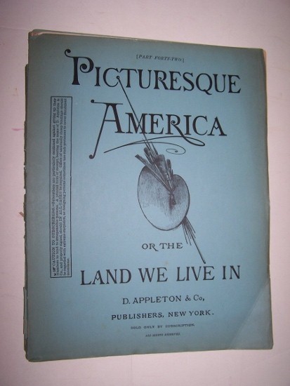 Image for PICTURESQUE AMERICA, OR THE LAND WE LIVE IN - Part 42 with Steel Engraving of East Rock New Haven