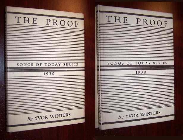 Image for THE PROOF - SONGS OF TODAY SERIES 1930