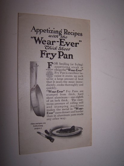 Image for Appetizing Recipes with the Wear-Ever Thick Sheet Fry Pan