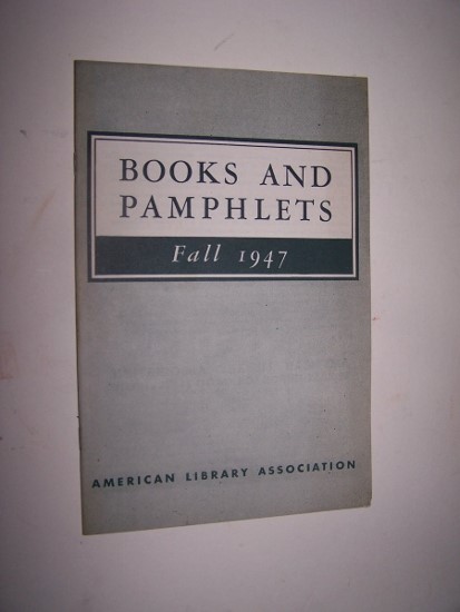 Image for Books and Pamphlets Fall 1947