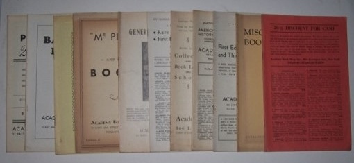 Image for CATALOGUES - A lot of eleven bookseller catalogues including Catalogues 44, 45, 46, 47, 48, 51, 53, 54, 57, 58, and 72