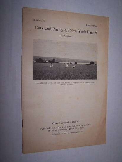 Image for OATS AND BARLEY ON NEW YORK FARMS - BULLETIN 376, SEPTEMBER 1937