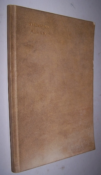 Image for In Memoriam Esme Joseph Henry Sigismund Howard Prayers and Meditations in the Note Book of E.J.H.S.H
