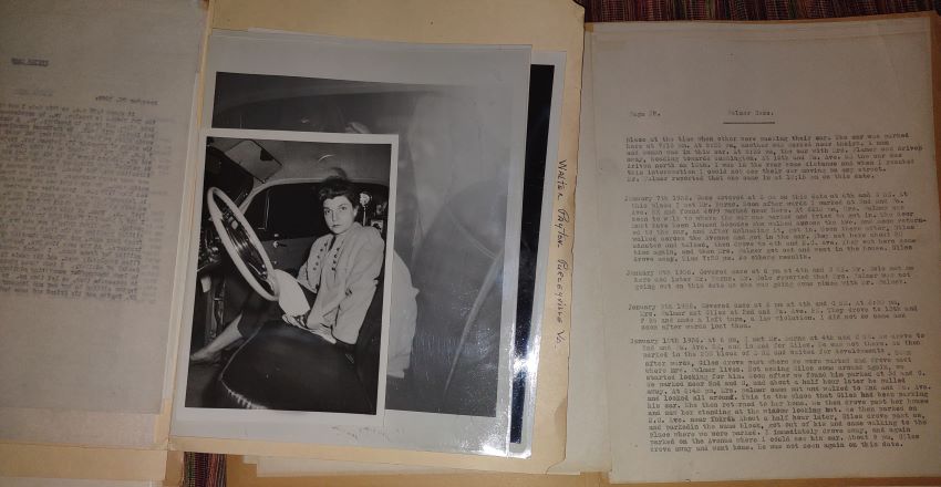 Washington Detective Agency Archival Material - A group of manilla file folders containing Correspondence, Agents' Notes and Photographs for a number of cases