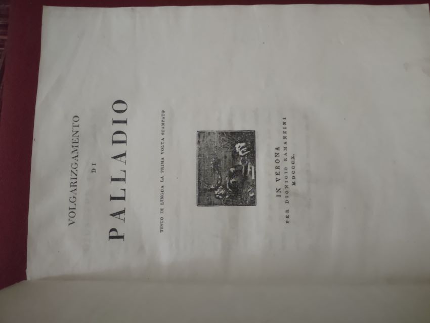 Image for Volgarizgamento di Palladio [sic -- for Volgarizgamento di Palladio [sic -- for