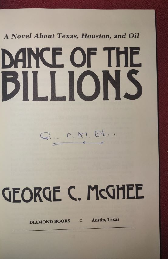 Image for Dance of the Billions ; A Novel About Texas, Houston, and Oil Dance of the Billions ; A Novel About Texas, Houston, and Oil