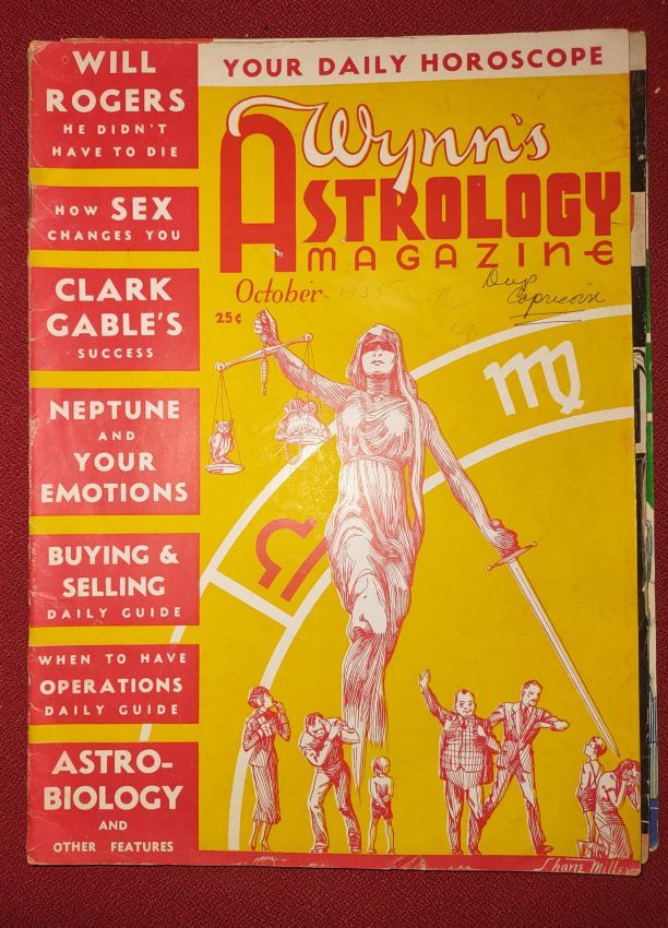 Image for Wynn's Astrology Magazine October 1935, Vol. 5 No. 6 Whole No. 30 Wynn's Astrology Magazine October 1935, Vol. 5 No. 6 Whole No. 30