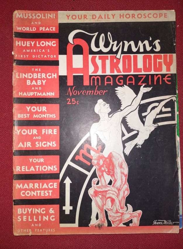 Image for Wynn's Astrology Magazine November 1935, Vol. 6 No. 1 Whole No. 31 Wynn's Astrology Magazine November 1935, Vol. 6 No. 1 Whole No. 31