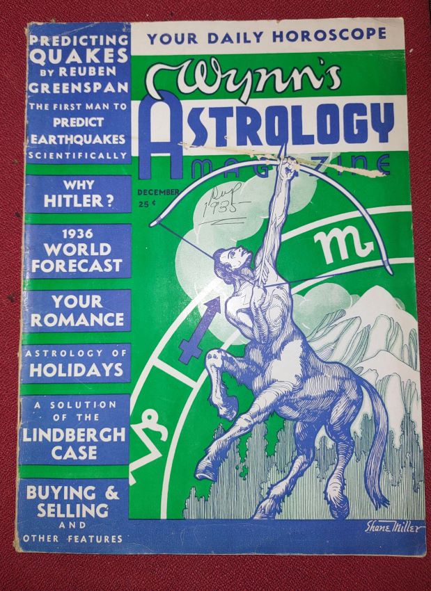 Image for Wynn's Astrology Magazine December 1935, Vol. 6 No. 2 Whole No. 32 Wynn's Astrology Magazine December 1935, Vol. 6 No. 2 Whole No. 32
