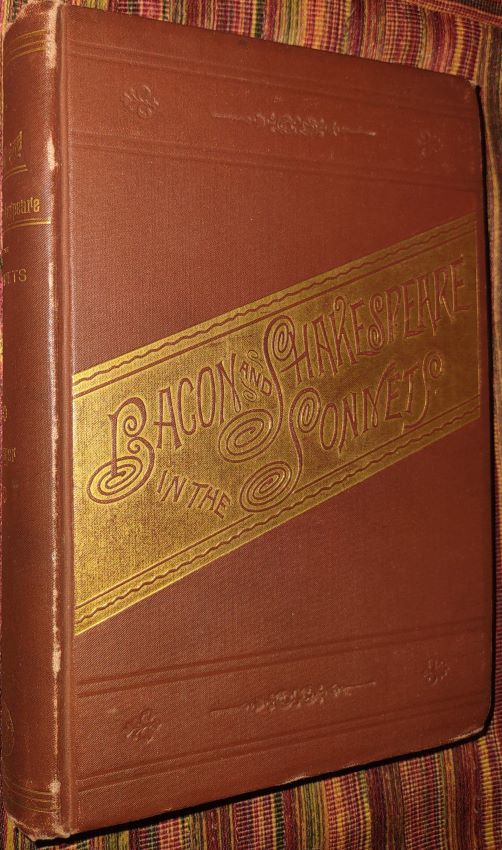 Image for BACON AND SHAKESPEARE IN THE SONNETS BACON AND SHAKESPEARE IN THE SONNETS